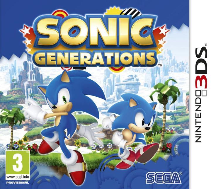 Actual product image Sega Sonic Generations, 3DS English Nintendo 3DS (3DS, EN)
