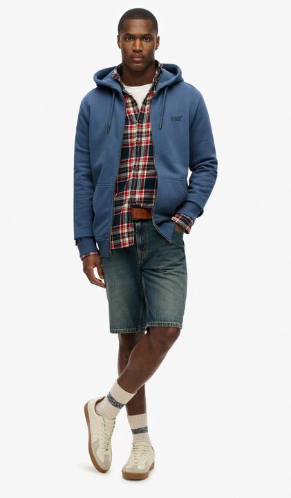 Actual product image Superdry Essential Logo Zip Vest Heren - Maat M (M)