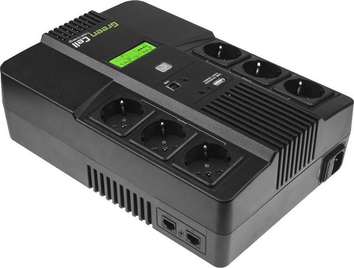 Image du produit GreenCell Cell UPS06 Alimentation sans interruption (ASI) Line-Interactive 999 VA 6 sorties AC (360 VA, 600 W, Line-interactive Onduleur)