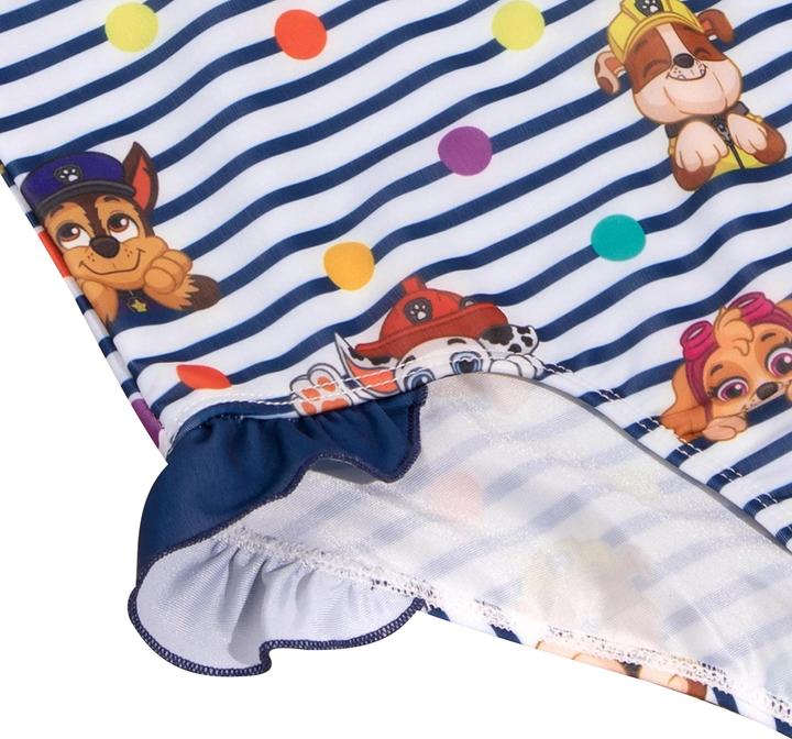 Actual product image Paw Patrol Girls Striped One Piece Swimsuit (98)