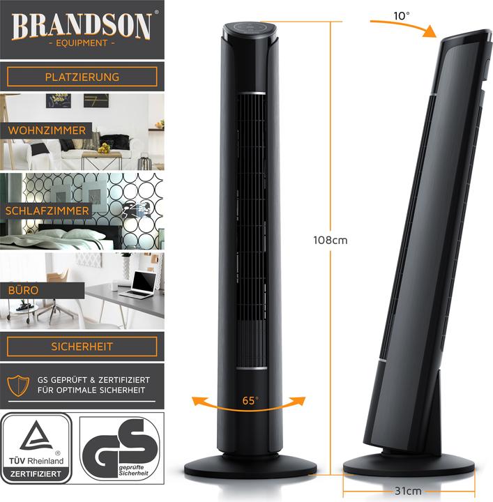 Immagine prodotto Brandson Ventilatore a torre (52 dB)