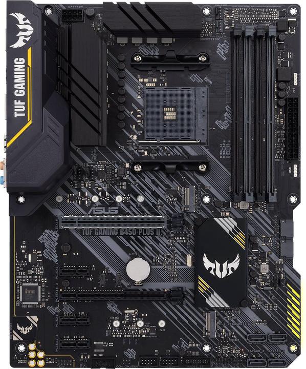 Actual product image ASUS TUF B450-PLUS GAMING II (AM4, AMD B450, ATX)