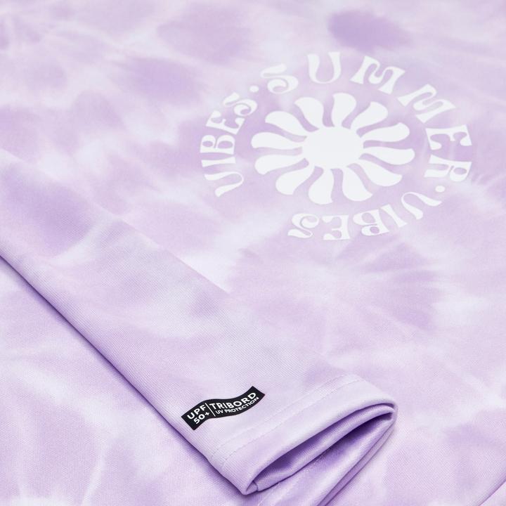 Image du produit Olaian T-shirt anti UV manches courtes surf Junior - 100 Vibes parme (12, 13, 14)
