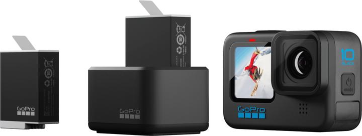 Productafbeelding GoPro Dual Battery Charger + Enduro Batteries (Hero 12 Zwart, Hero 11 Zwart, Hero 10 Zwart, Hero 9 Zwart)