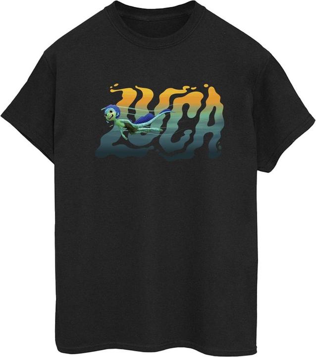 Actual product image Disney Womens/Ladies Luca Swim Cotton Boyfriend T-Shirt (XXL)