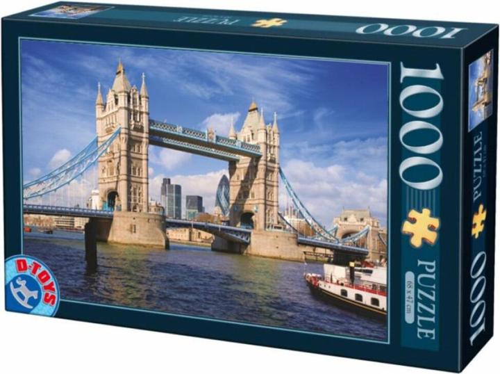 Actual product image D-Toys Puzzle Tower Bridge, London 1000 pieces (1000 pieces)