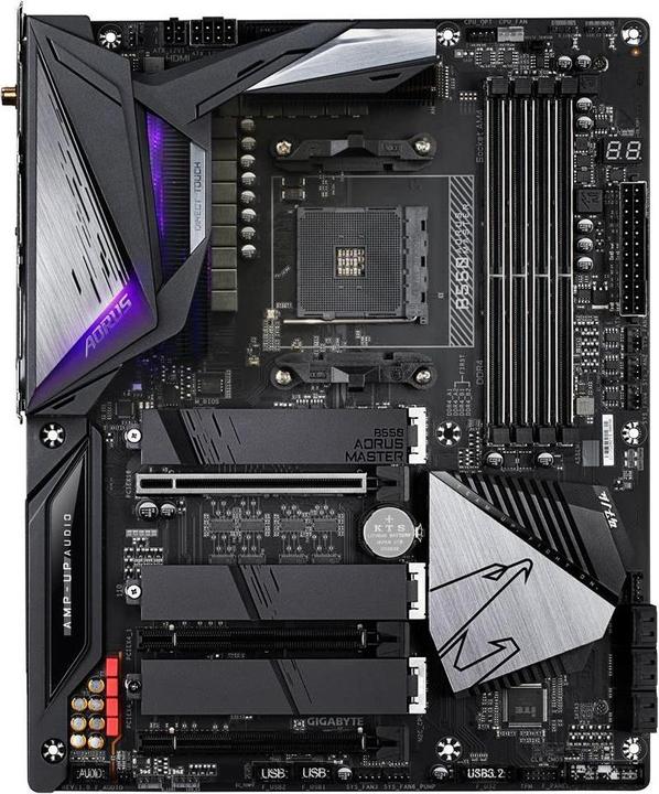 Actual product image Gigabyte B550 Aorus Master (AM4, AMD B550, ATX)