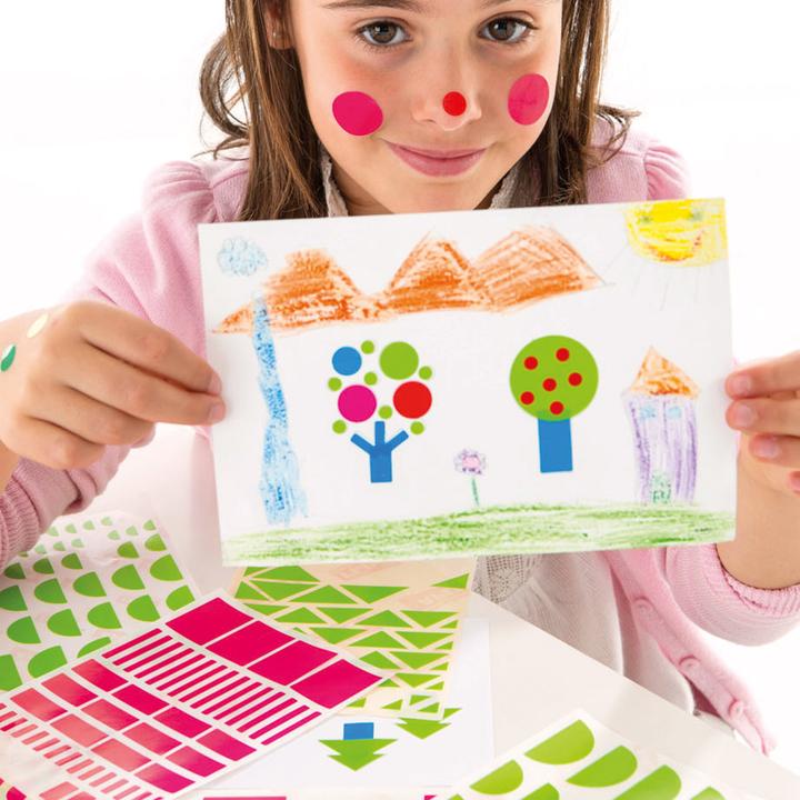 Image du produit Apli Kids sticker Creative "rond", sur rouleau, vert