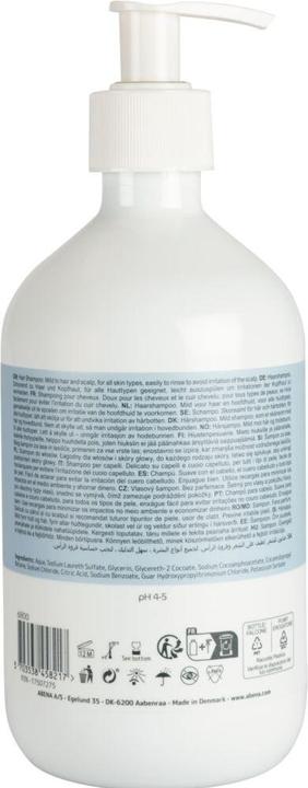 Produktbild Abena Hair Shampoo,, 500 ml, no colorants or perfume (500 ml, Flüssiges Shampoo)