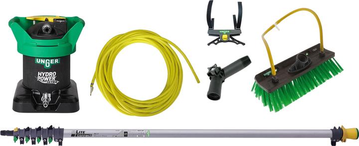 Actual product image Unger DIUK1 Clean water system HydroPower Ultra Set 6 m including resin bag, optimised & efficient