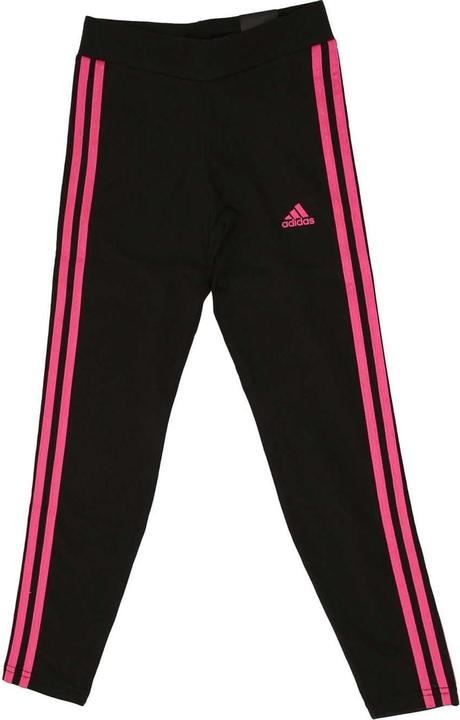 Actual product image adidas Girls Stripes Mid Rise Leggings (164, 170)