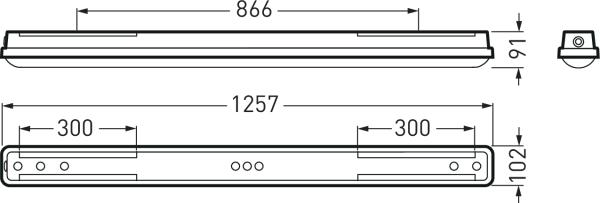 Actual product image Trilux OleveonF 1.2 B 2300-840 ET LED- (2700 lm)