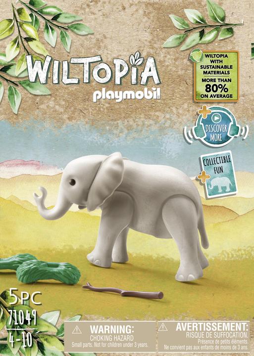 Actual product image Playmobil 71049 Young elephant (71049, Playmobil Wiltopia)
