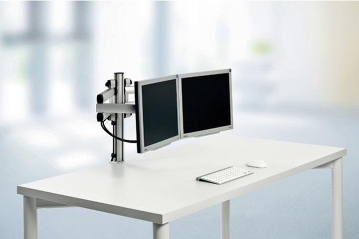 Actual product image Novus TSS Duo - Mounting kit (2 articulated arms, column clamp mounting) for 2 LCD dis (Various)