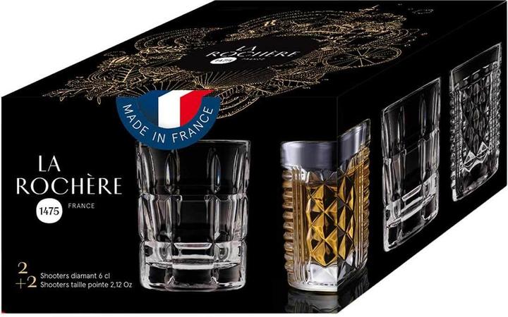 Immagine prodotto La Rochère Bicchiere dopo 60 ml, 4 pezzi, trasparente (0.60 dl, 4 x, Bicchiere di vetro)