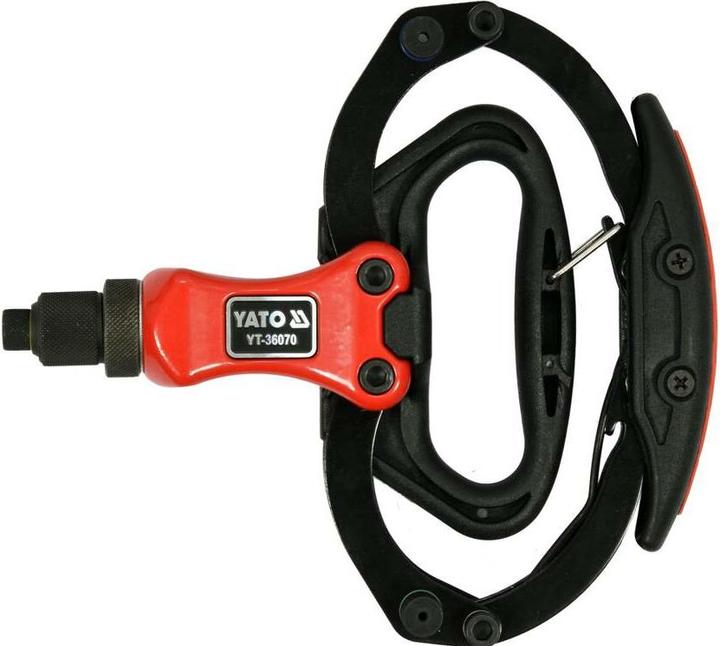 Productafbeelding Yato Professionele blindklinknageltang | 2,4-4,8 mm | UITERST KORT! Lengte: 190 mm | Voor klinknagels (21 mm)