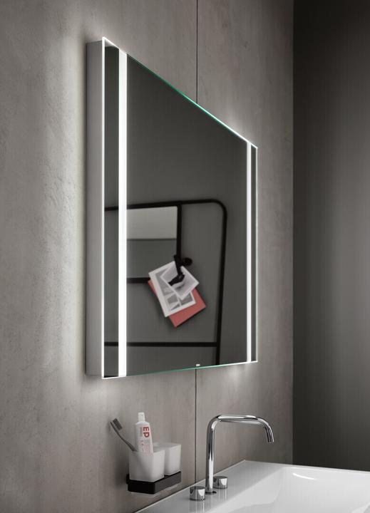 Produktbild Emco MI 500 LED-Lichtspiegel, zwei Lichtausschnitte seitlich, verdeckter Sensorschalter, Breite: 110