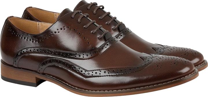 Universal Textiles Jungen Schnürschuhe mit Flügelkappe und Lochverzierungen