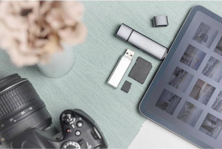 Immagine prodotto Digitus Dual Card Reader Hub (USB 3.0, USB 2.0)