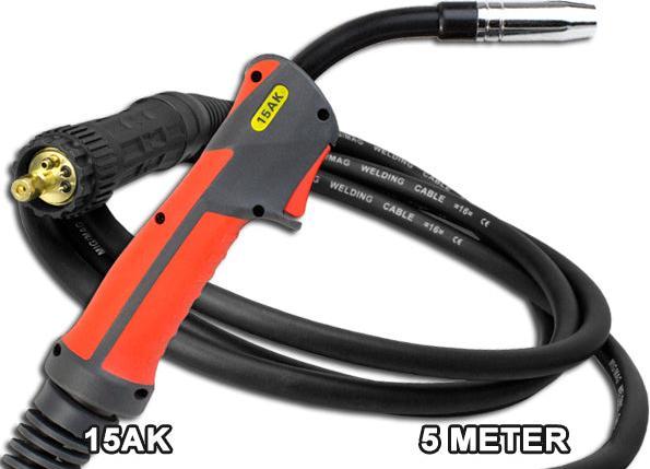 Image du produit Stahlwerk Torche de soudage MIG MAG AK15/MB15 Ensemble de flexibles 5m Raccord central européen