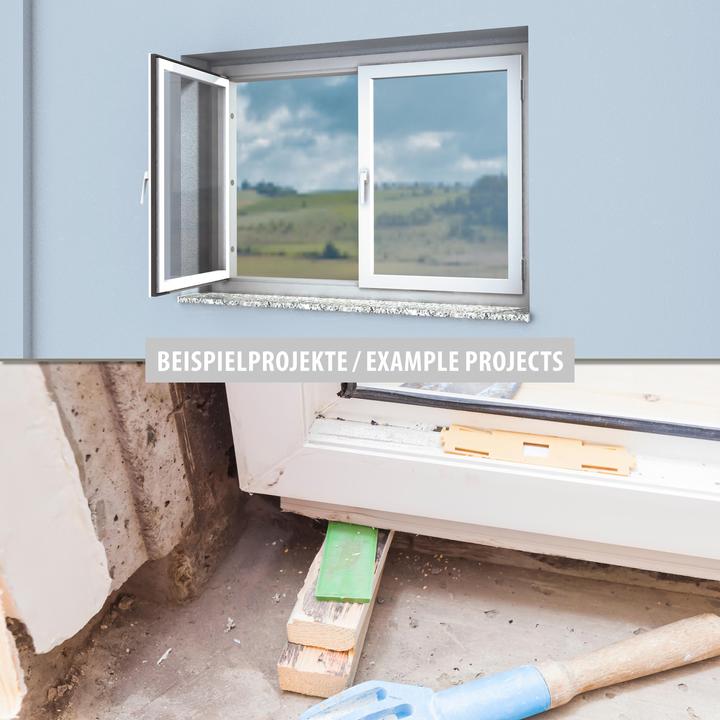 Actual product image Tox Glazing blocks 24x100 mm Window Distance 1 mm (50 pcs.) (50 pcs.)