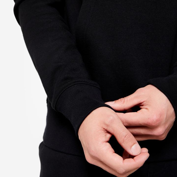 Produktbild Domyos Hoodie Herren warm Baumwollgewebe - schwarz (L)