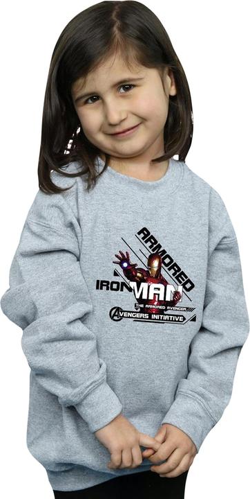 Produktbild Iron Man Armored Avenger Sweatshirt Mädchen (152, 158)