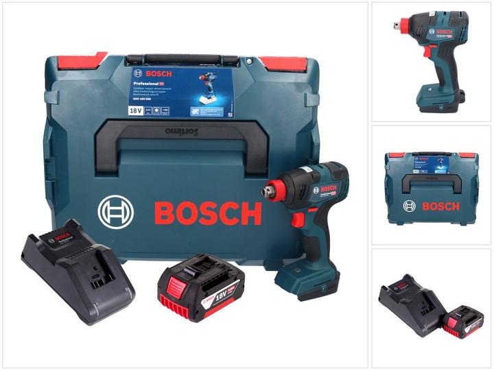 Actual product image Bosch Professional Bosch GDX 18V-200 Professional cordless impact wrench 18 V 200 Nm Brushless + 1x battery 4.0 Ah + (Rechargeable battery operated)