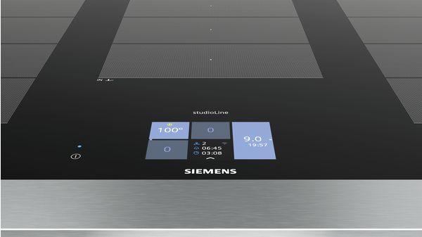 Produktbild Siemens EX907KXX5E iQ700 Induktionskochfeld 90 cm Schwarz flächenbündig (integriert)