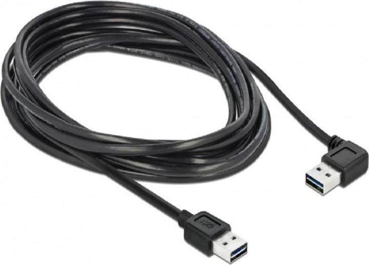 Actual product image Delock USB2.0 Easy cable, A-St.-A.St., angled (3 m, USB 2.0)
