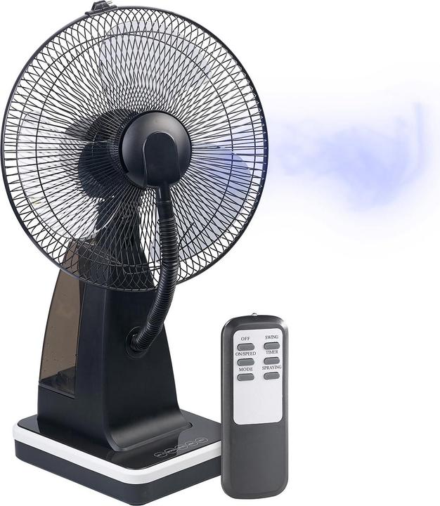 Actual product image Sichler Table fan with ultrasonic spray and remote control (65 dB)