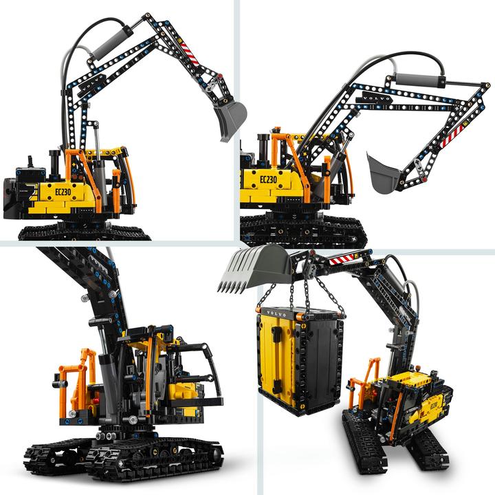 Immagine prodotto LEGO 42175 Camion Volvo FMX con escavatore elettrico cingolato EC230 (42175, LEGO Technic)