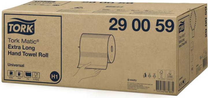Immagine prodotto Tork 6 rotoli di asciugamani Matic® H1 Universal Extra Long a 1 velo bianco (6 x)