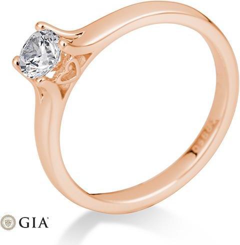 Actual product image Breuning 4 prong set from 0.40 ct. (56, 585/14 K Gold)