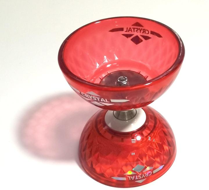 Image du produit Acrobat Set Bearing diabolo crystal-red + aluminum hand sticks