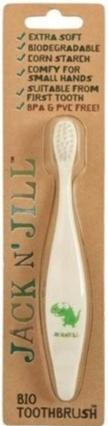 Produktbild Jack N' Jill Kids Plastic Free Bio Toothbrush with Soft Nylon Bristles - Dino