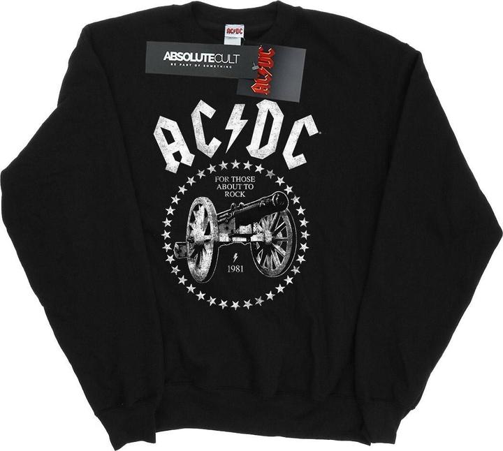 Actual product image AC/DC Boys We Salute You Cannon Sweatshirt (140, 146)