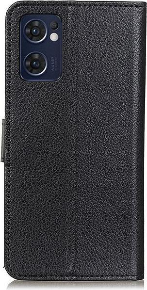 Actual product image MU Classic Litchi Leather Bookcover Series (OPPO Reno7 Z 5G)