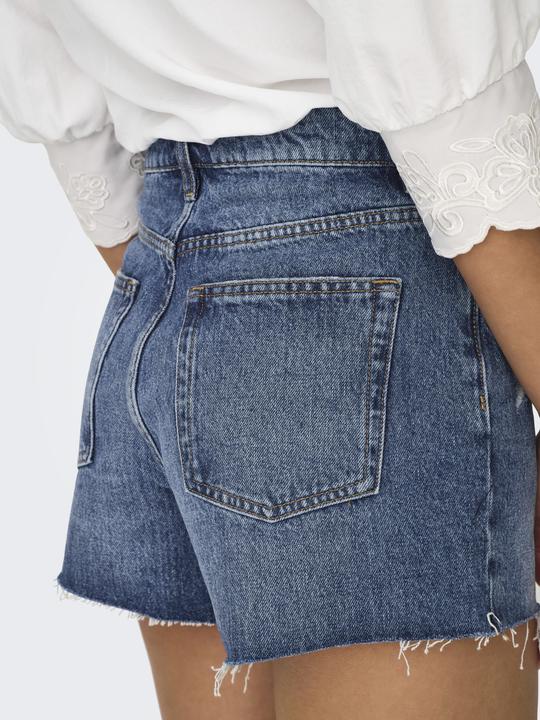 Image du produit Only ONLGABI Hohe Taille Normal geschnitten Jeans-Shorts Jeans-Shorts (S)