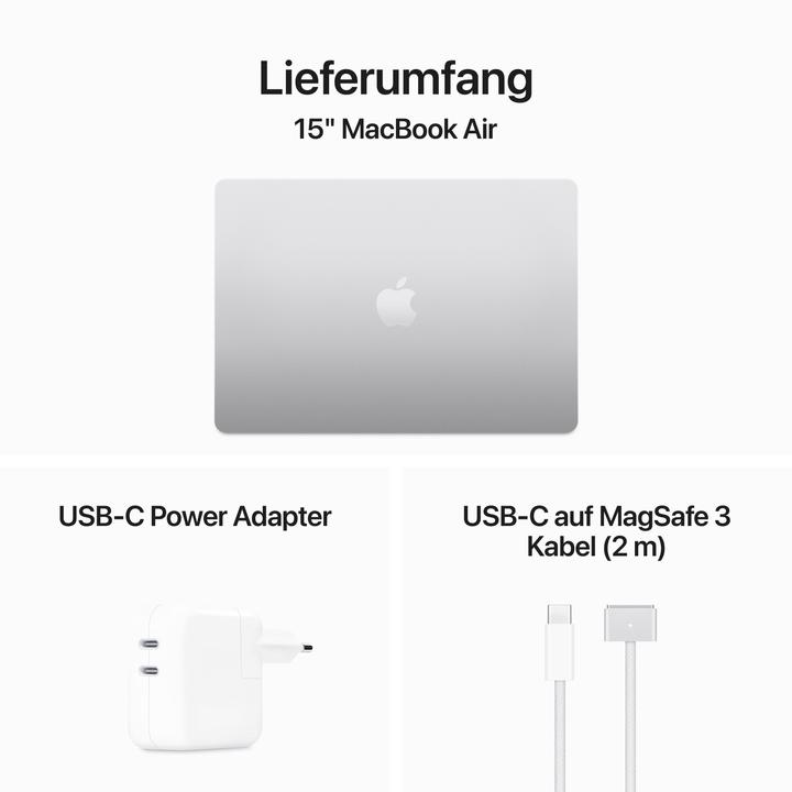 Actual product image Apple MacBook Air - 2024 (15", M3, 24 GB, 1000 GB, DE)