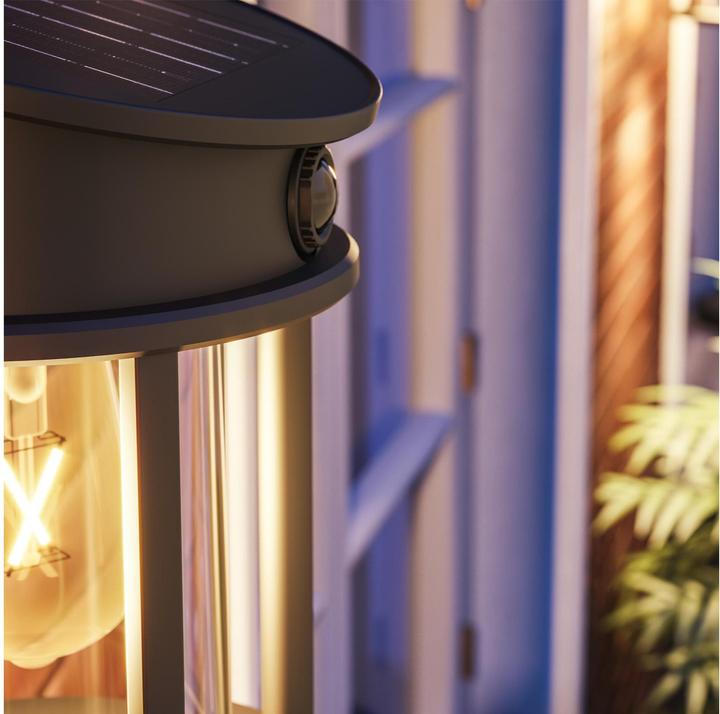 Immagine prodotto Philips Lighting Geri 929004633001 Solar-Aussenwandleuchte 3.2 W Warmweiss Schwa (470 lm, IP44)