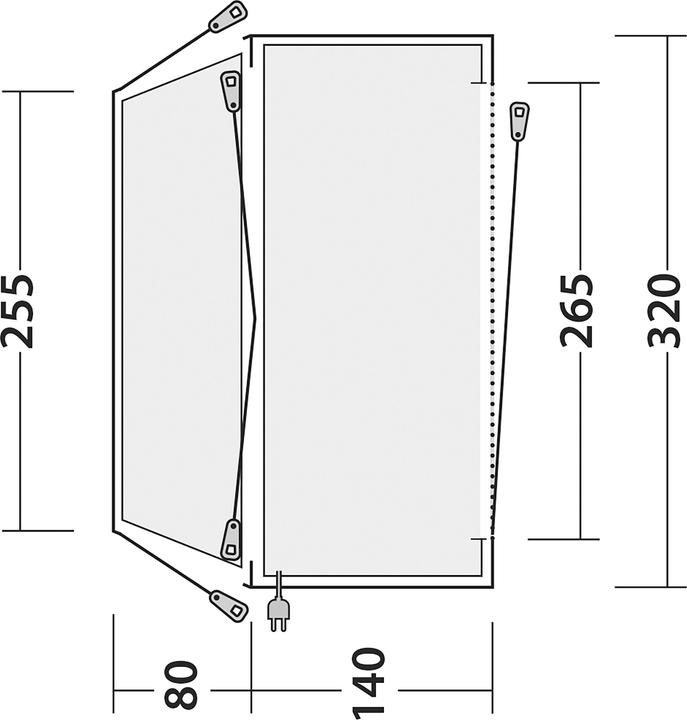 Actual product image Outwell Seacrest (Awning, 11.30 kg)