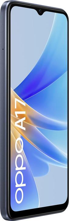Actual product image OPPO A17 (64 GB, Midnight Black, 6.56", Dual SIM, 50 Mpx, 4G)