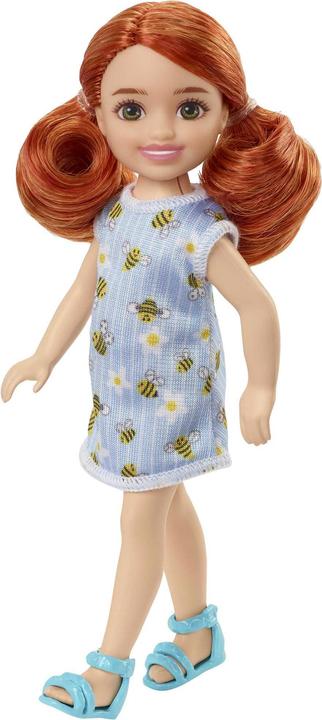 Actual product image Barbie Doll in flower dress with red hair