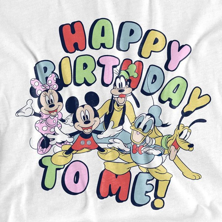 Produktbild Mickey Mouse Happy Birthday To Me! TShirt (S)