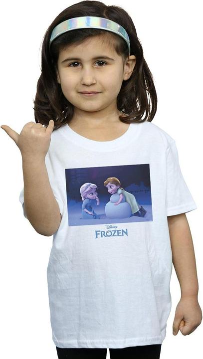 Image du produit Disney - T-shirt FROZEN BUILD A SNOWMAN - Fille (152, 158)