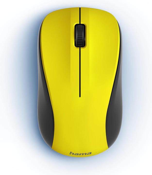 Produktbild Hama Wireless 3-Tasten Maus MW-300 V2 gelb (Kabellos)