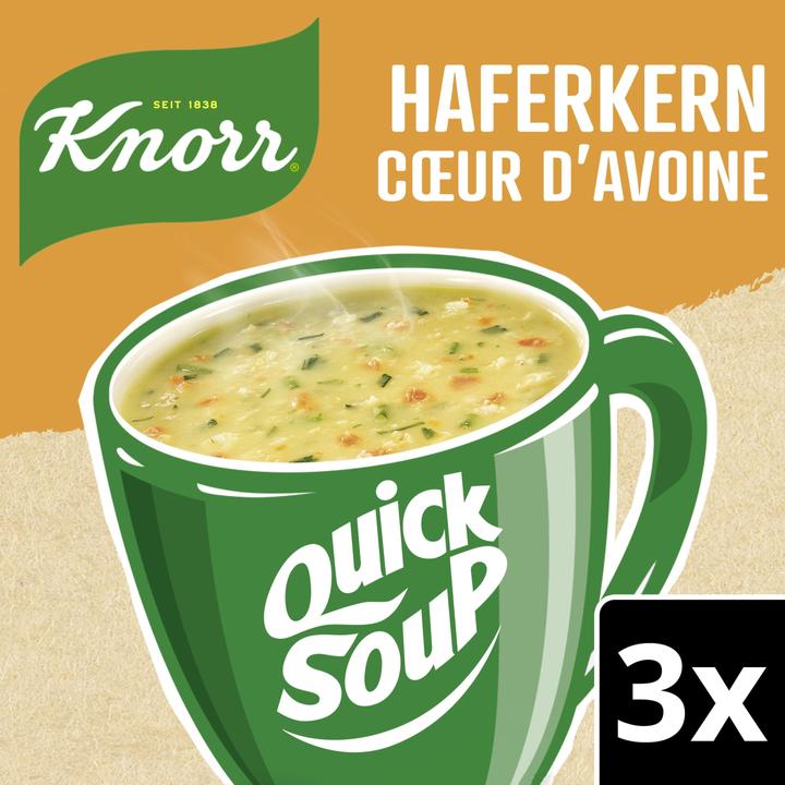 Actual product image Knorr Quick Soup Oat Kernel, Soup with Vegetable Chunks & Oats, Quickly Prepared Ready Made Soup