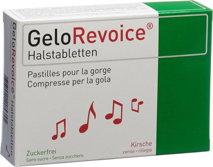 Produktbild GeloRevoice Kirsche Menthol (60 Stück)