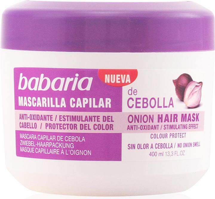 Immagine prodotto Babaria Mascarilla Capilar De Cebolla Sin Olor 400ml (400 ml)